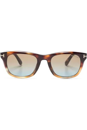 Tom Ford Eckige Brille in Schildpattoptik