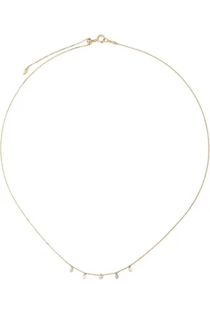 PERSÉE 18kt Gelbgoldhalskette mit Diamanten