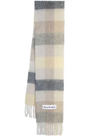 Acne Studios Schal mit Logo-Applikation
