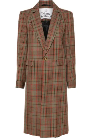 Vivienne Westwood Alien Mantel mit Check
