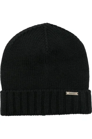 MOORER Beanie mit Logo-Schild