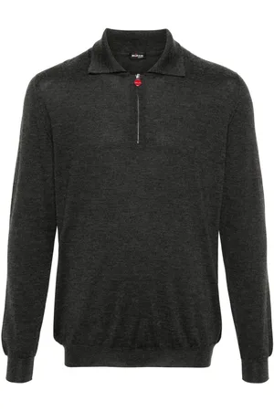 Kiton Fein gestricktes Poloshirt