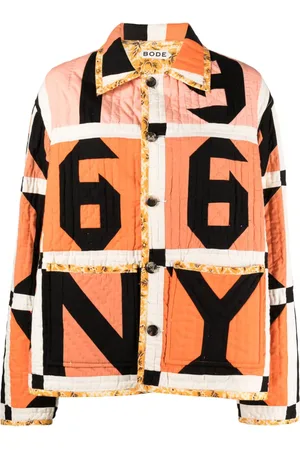 BODE Letter Block Hemdjacke im Patchwork-Look