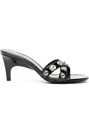 The Attico Cosmo Mules mit Nieten 60mm