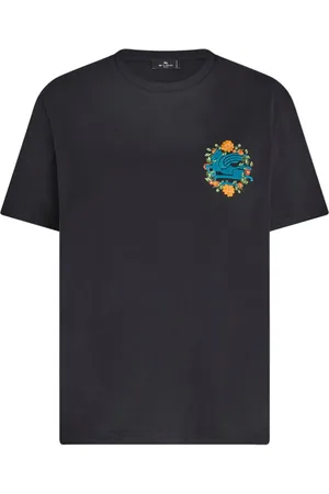 Etro T-Shirt mit Pegaso-Stickerei