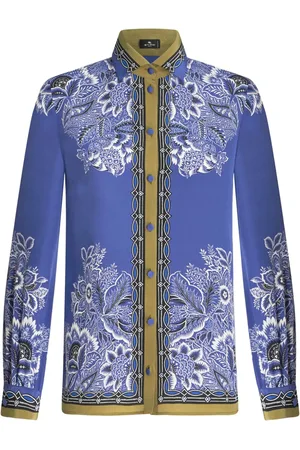 Etro Seidenhemd mit Bandana-Print