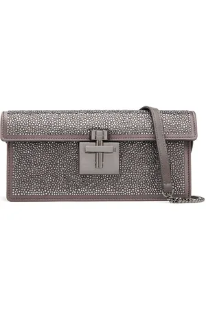 Oscar de la Renta Clutch mit Kristallen
