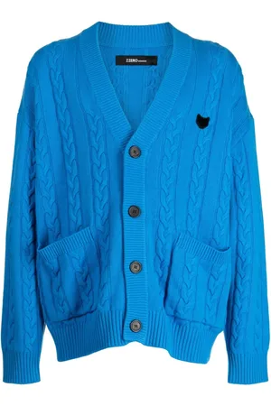 SONGZIO Panther Cardigan mit Zopfmuster