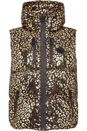 Philipp Plein Gefütterte Jacke mit Leoparden-Print