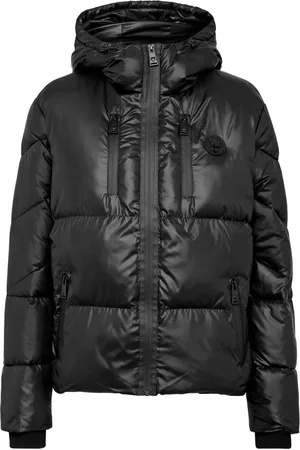 Philipp Plein Gefütterte Jacke mit Logo-Print