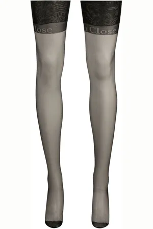 MAISON CLOSE Strumpfhose mit Logo-Print