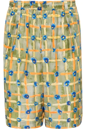 Marni Bermudas aus Seide mit Print