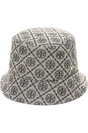 Tory Burch Fischerhut mit Jacquard-Logo