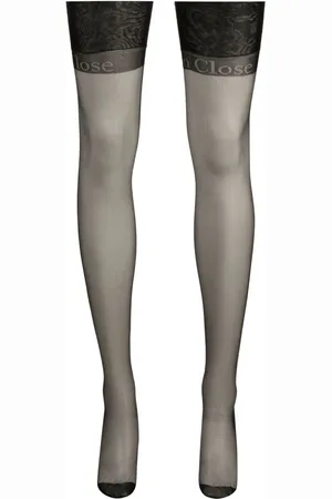 MAISON CLOSE Strumpfhose mit Logo-Print