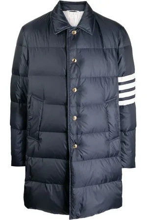 Thom Browne Gestreifter Daunenmantel