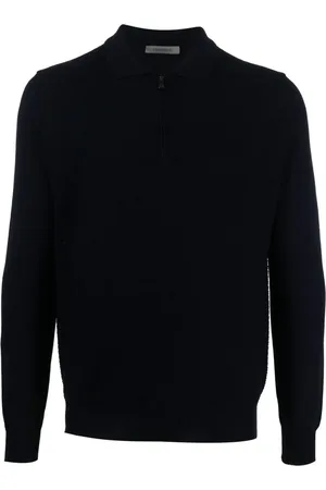 corneliani Fein gestricktes Poloshirt