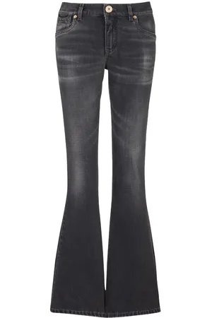 Balmain Tief sitzende Bootcut-Jeans