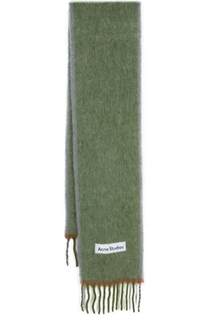Acne Studios Schal mit Logo-Applikation