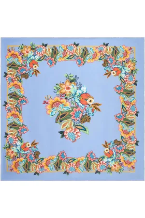 Etro Bandana Schal mit Bouquet-Jacquardmuster