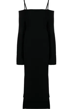 Nanushka Schulterfreies Bibian Maxikleid