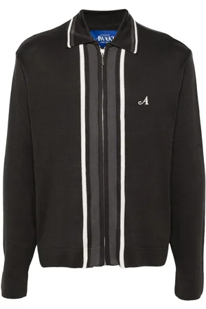 AWAKE NY Gestreifter Cardigan aus Jersey