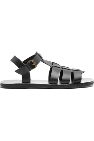 Ancient Greek Sandals Flache Ektoras Sandalen