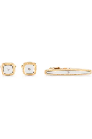 Dior 1980 Set aus Krawattenklammer und Manschettenknöpfen
