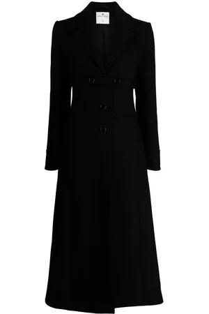 Courrèges Single-breasted A-line coat