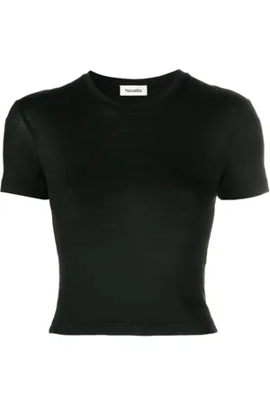 Nanushka T-Shirt mit rundem Ausschnitt