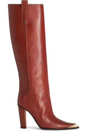 Etro Kniehohe Stiefel mit Metallic-Kape