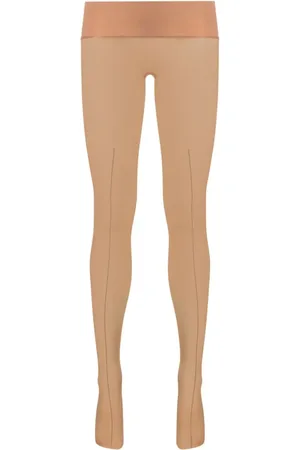 MAISON CLOSE Strumpfhose mit Logo-Print