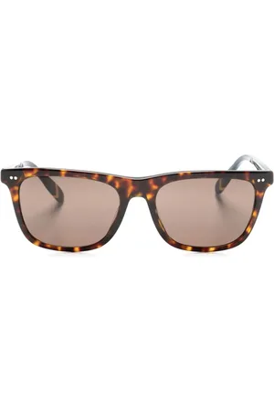 Ralph Lauren Eckige Sonnenbrille in Schildpattoptik