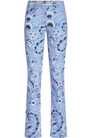 Etro Skinny-Jeans mit Bandana-Print