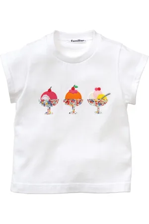 Familiar T-Shirt mit Stickerei