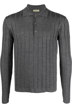 corneliani Geripptes Poloshirt