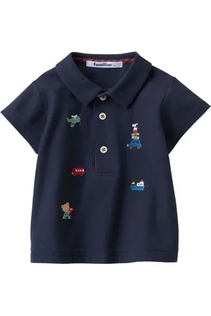 Familiar Poloshirt mit Stickerei