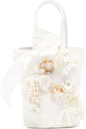 BIYAN Handtasche mit Blumendetail