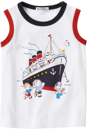 Familiar Trägershirt mit grafischem Print
