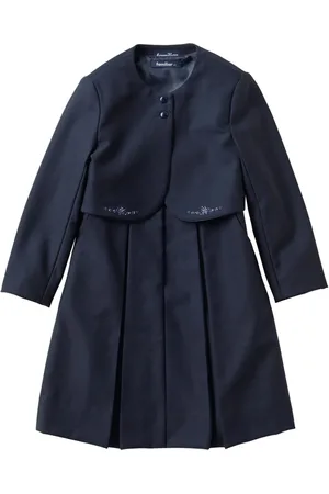 Familiar Besticktes Kleid mit Falten