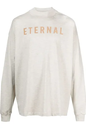 FEAR OF GOD Langarmshirt mit beflocktem Motiv