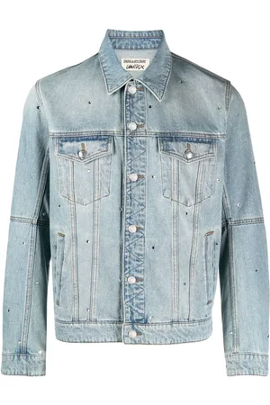 Zadig & Voltaire Kasy Jeansjacke mit Kristallen