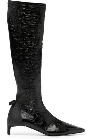 Courrèges Scuba Vinyl 30mm leather boots