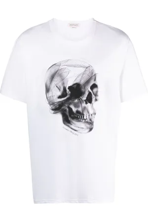 Alexander McQueen T-Shirt mit Totenkopf-Print