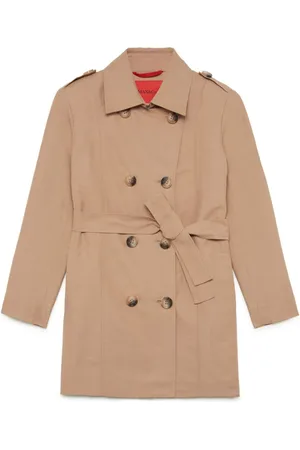 MAX&Co. Kids Doppelreihiger Mantel mit Gürtel