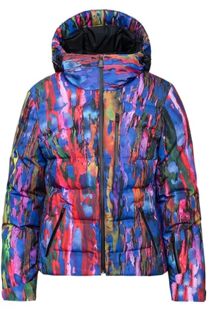 Aztech Gefütterte Nuke Jacke mit abstraktem Print