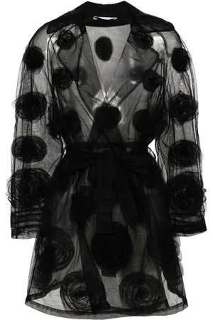 Viktor & Rolf Blazer aus Tüll mit Blumenapplikation