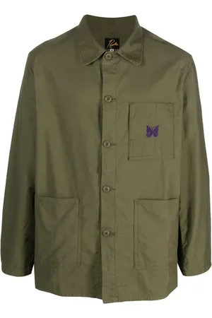 Pins & Needles Hemdjacke mit Logo-Stickerei