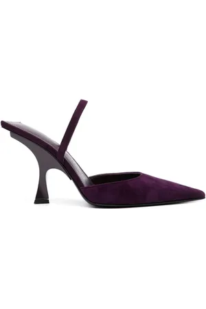 The Attico Ester Mules aus Wildleder 95mm