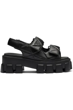Prada Sandalen mit Logo
