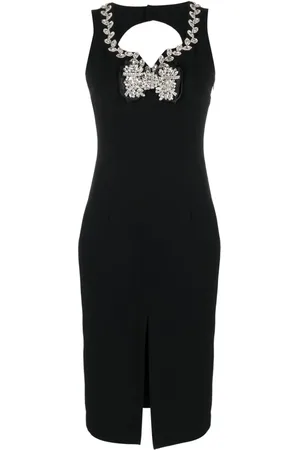 LOULOU Ärmelloses Kleid mit Kristallen